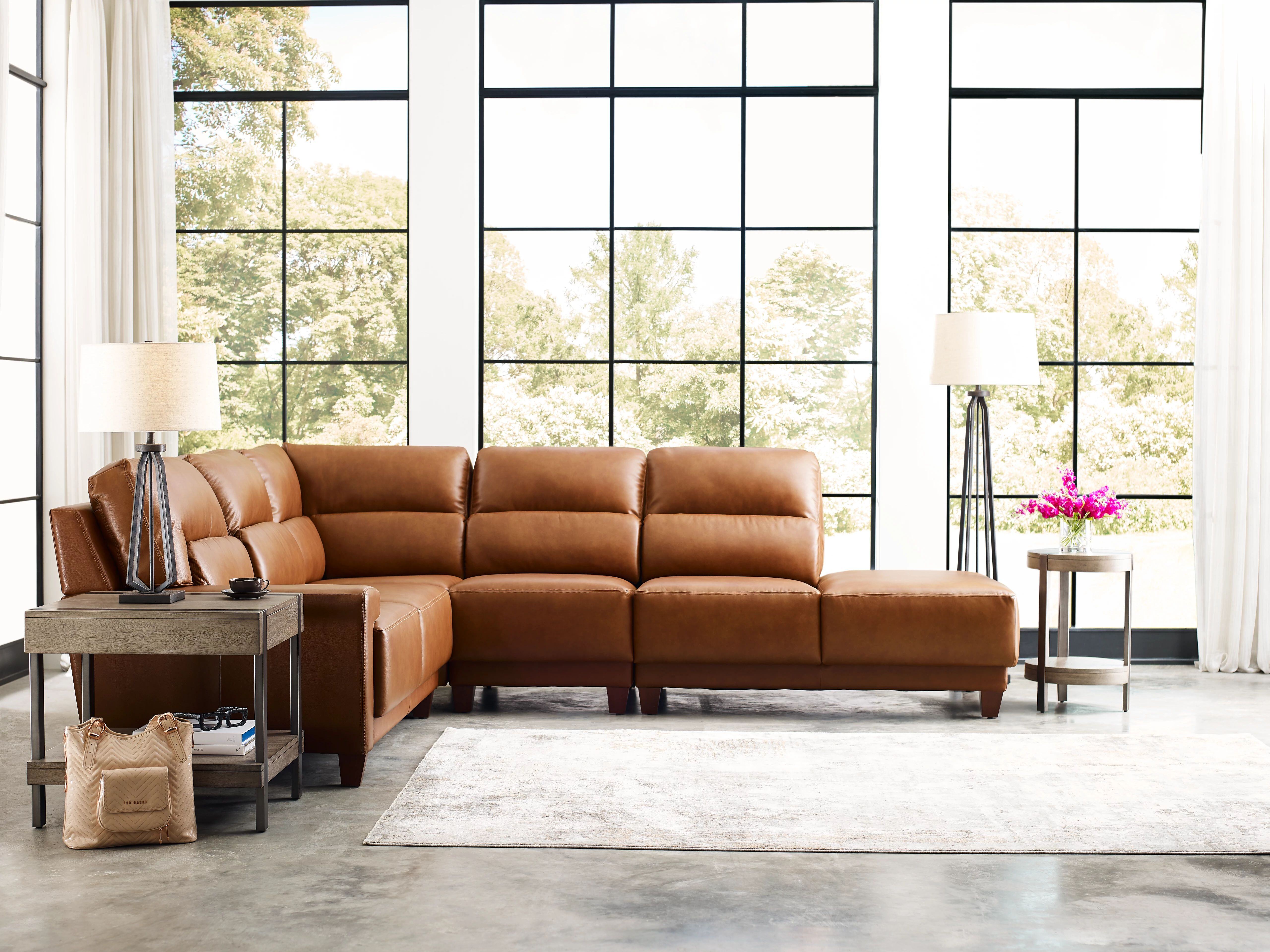 differences between a leather and fabric sectional