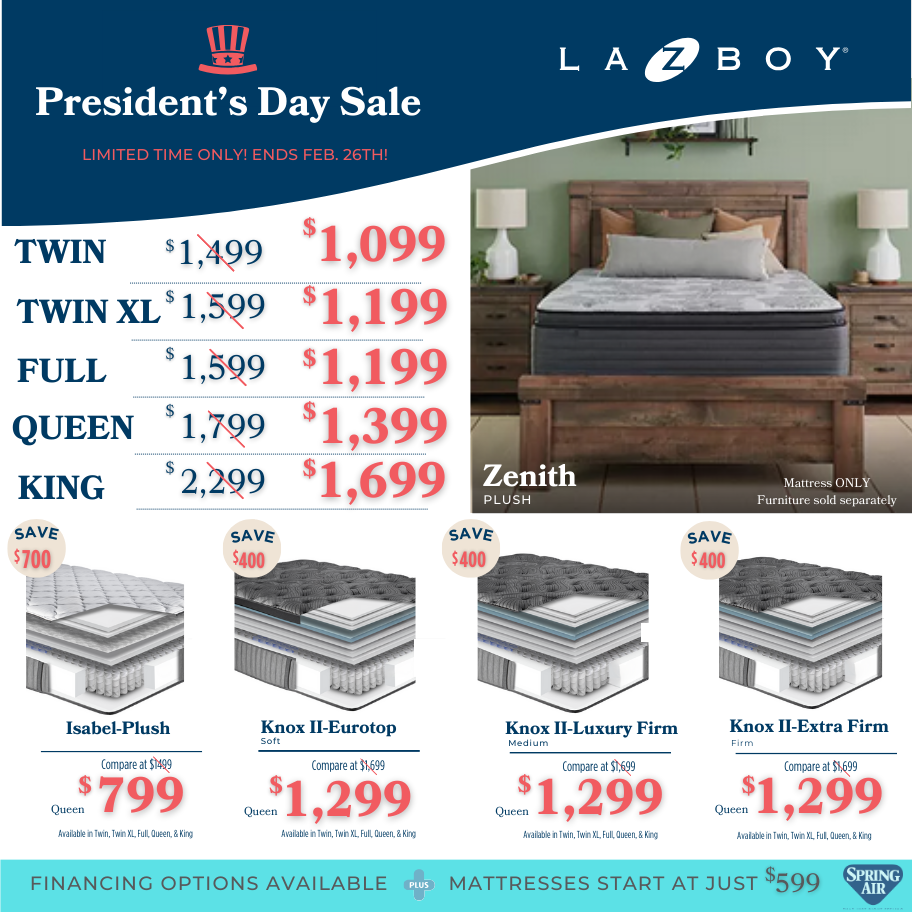 Pres. Day Sale Mattress Insert-1