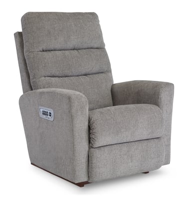 liam power rocking recliner w/ headrest & lumbar