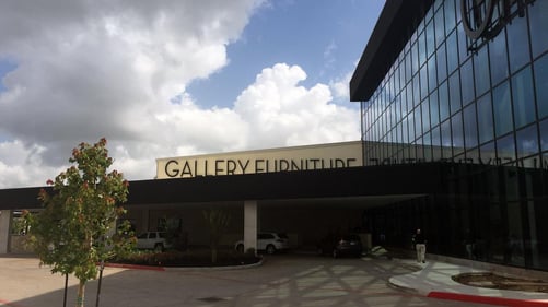 gallery furniture world famous showroom in houston tx