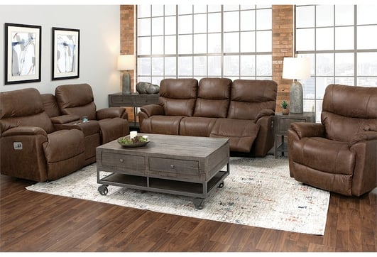 trouper loveseat and sofa set in living room-1