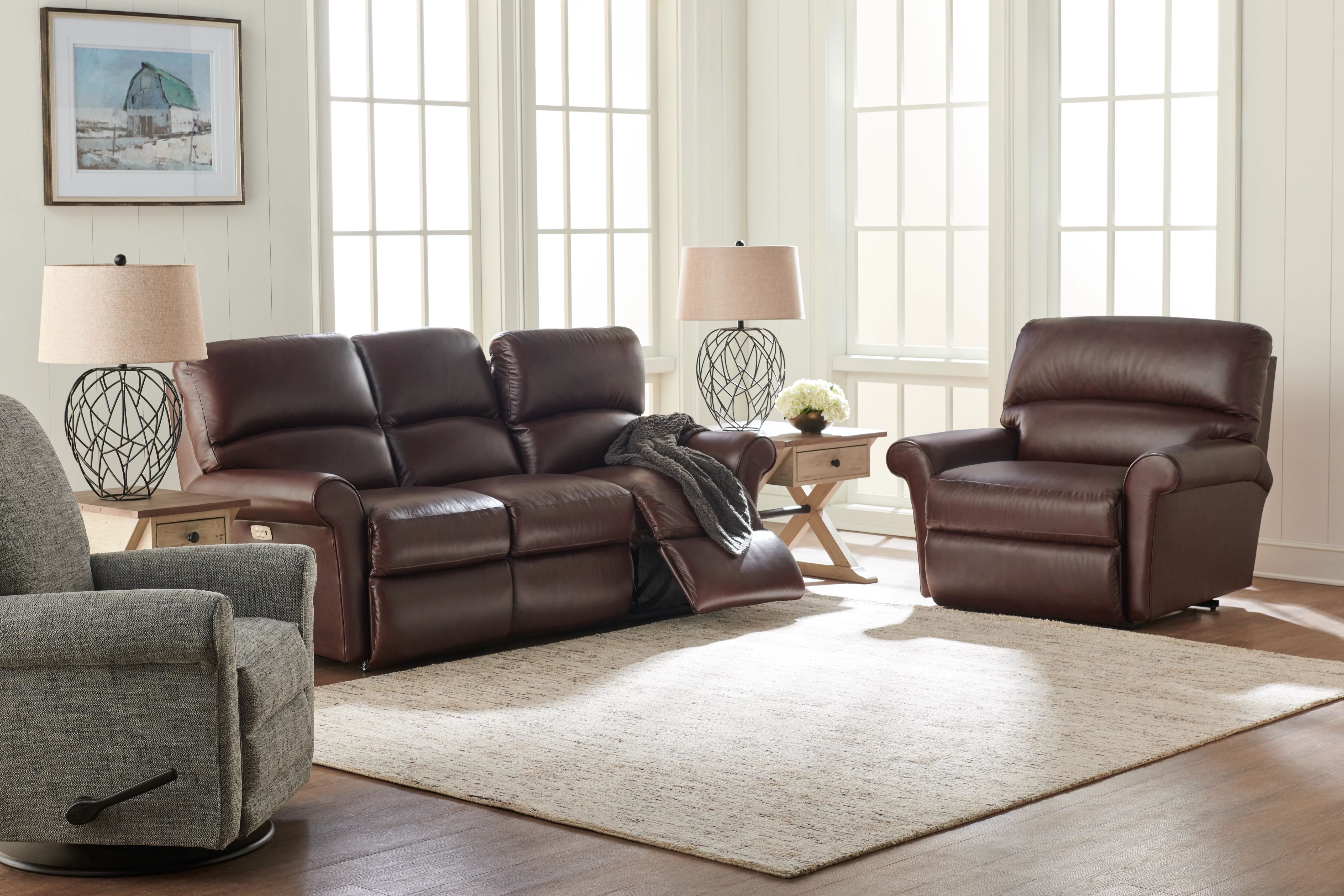 Addison Gliding Recliner in a decorated living room