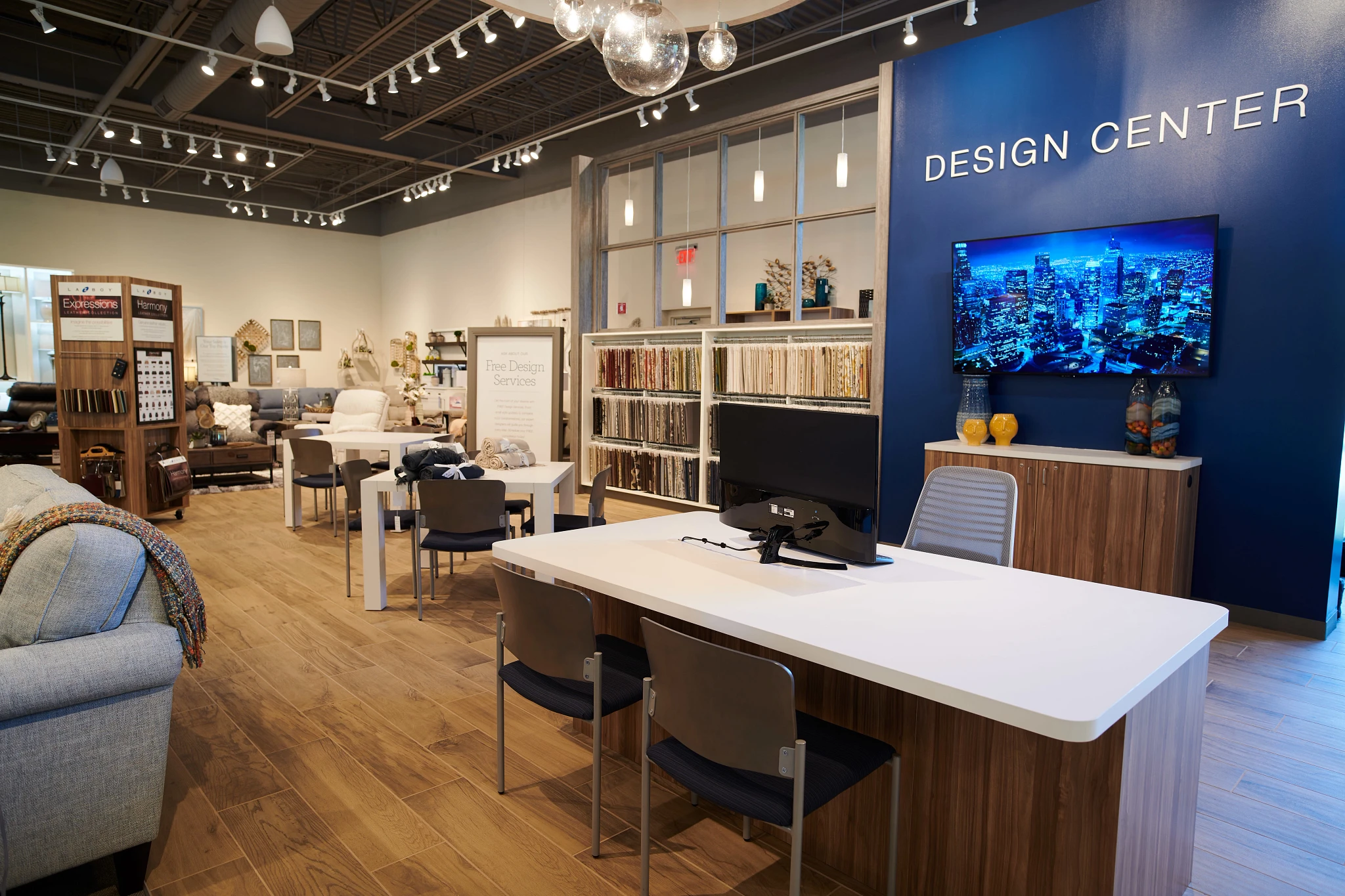 design center at la-z-boy store